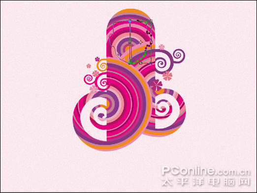 photoshop cs4繪制時尚女性主題視覺
