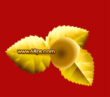 photoshop精細繪制金色質感玫瑰花