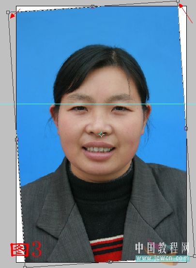 photoshop液化濾鏡校正傾斜的人物頭像_網頁設計webjx.com轉載
