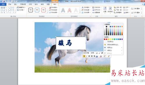 如何給word文檔中圖片添加文字