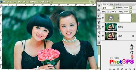 photoshop女孩照片調色:粉嫩肌膚
