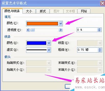 怎樣編輯標題藝術字