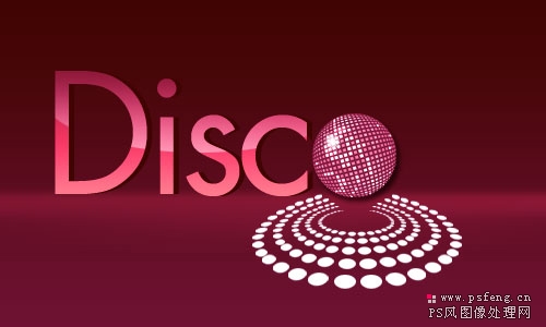 photoshop制作disco風格文字特效_webjxcom