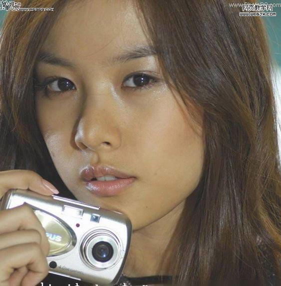 photoshop調色教程:質感膚質美女照片_網頁設計