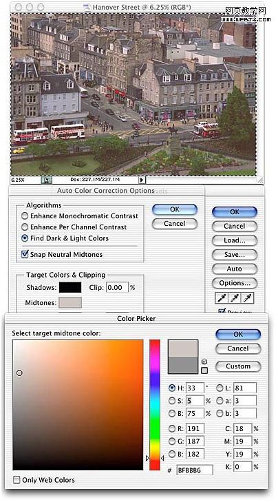 photoshop入門教程:自動顏色命令_網頁設計