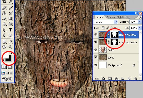 photoshop合成科幻片中的樹人魔怪