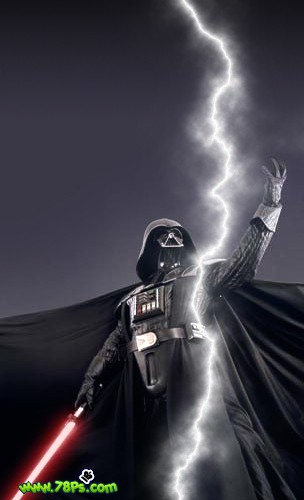 photoshop入門實例:手拿閃電的人_網頁設計