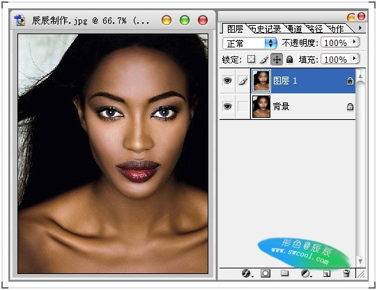 photoshop制作黃金首飾模特廣告色調