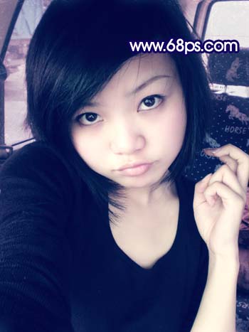 photoshop照片調色:藍色戀人風格照片