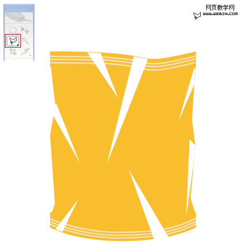 photoshop繪制撕開口的樂事美味薯片塑料包裝_網頁設計