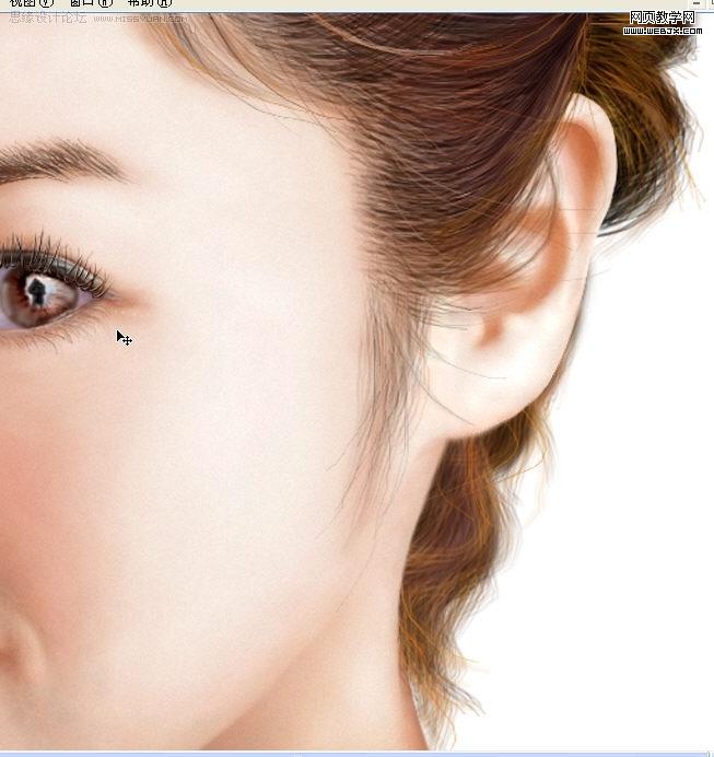photoshop鼠繪教程:氣質美女_webjx.com