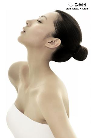 photoshop照片教程:漂亮的模特完美氣質_webjx.com