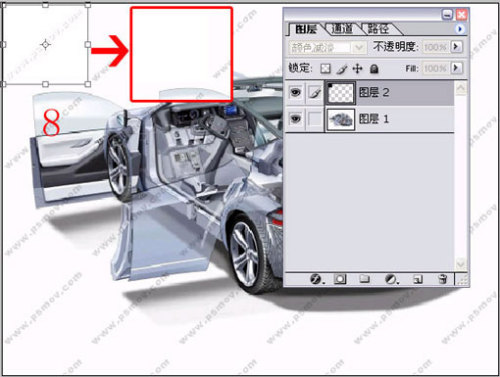 photoshop巧妙去除重復規則排列水印_網頁設計webjx.com整理
