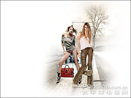 photoshop cs4打造時尚女性主題作品