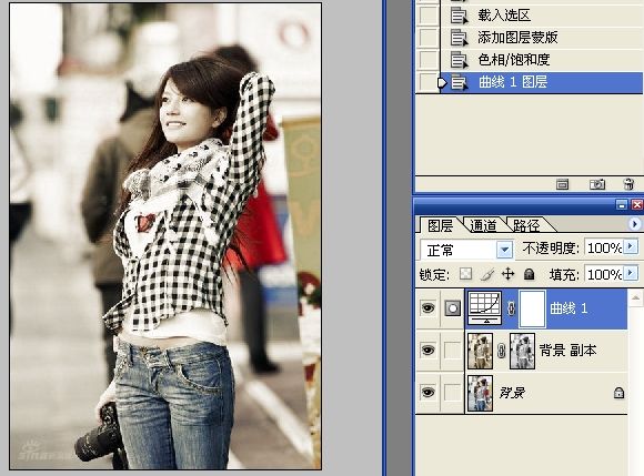 photoshop讓mm具有淡淡浪漫韻味