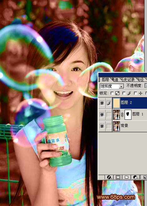 photoshop輕松制作粉色風格非主流照_網頁設計webjx.com整理