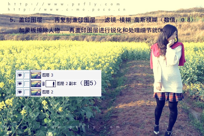 photoshop調色:暖色調野外鄉村風景