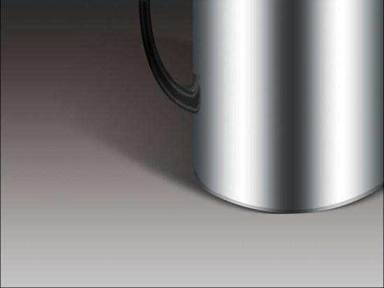 photoshop制作逼真的不銹鋼杯