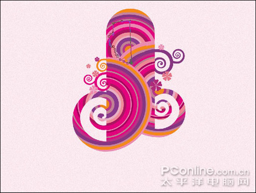 photoshop cs4繪制時尚女性主題視覺