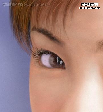 photoshop鼠繪教程:氣質美女_webjx.com