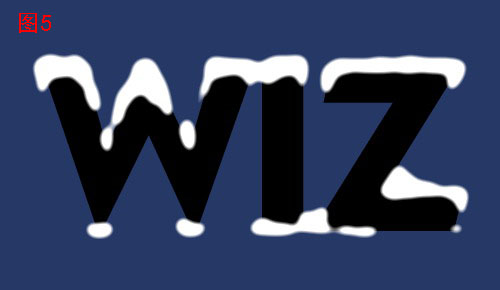 photoshop制作圣誕堆雪立體文字_網頁設計webjx.com轉載