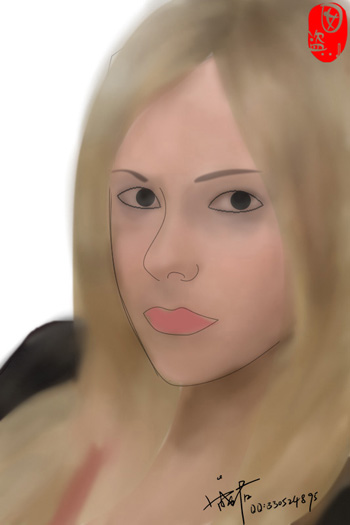 photoshop鼠繪人物實例:美女艾微兒_網頁設計