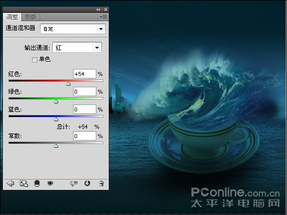 photoshop照片合成:驚濤駭浪在哪會有？