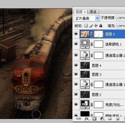 photoshop調色教程:調出照片經典暗光金色調效果-網頁設計