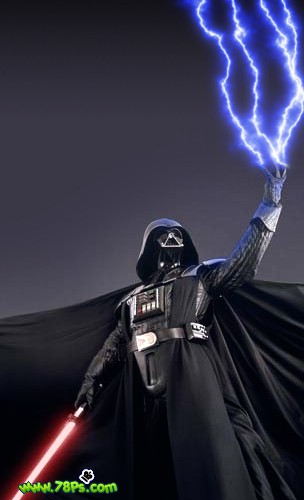photoshop入門實例:手拿閃電的人_網頁設計