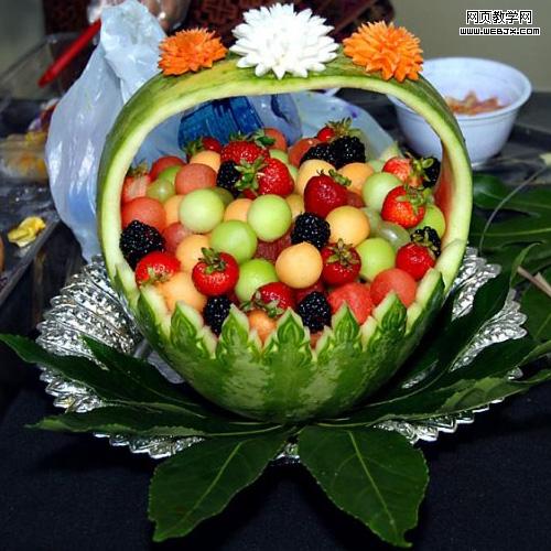 作品欣賞:用植物水果進行的藝術創作_網頁設計
