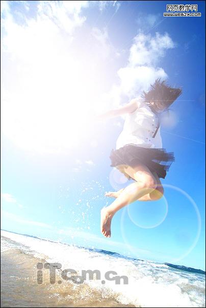 ps教程:打造充滿夏日陽光的美女照片-webjx.com
