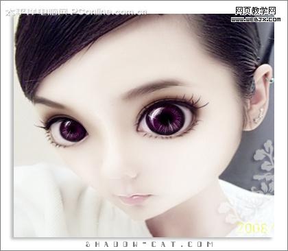超可愛！photoshop把真人照做成sd娃娃