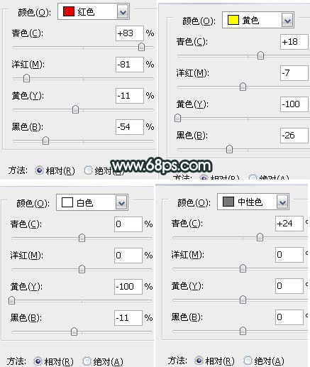 photoshop婚紗照片調色：柔美色調