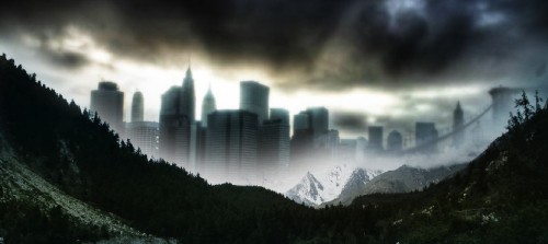 photoshop合成教程:黑暗迷霧山城_webjx.com