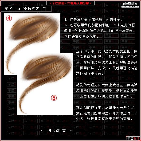 photoshop鼠繪教程:繪制真實的毛發_網頁設計