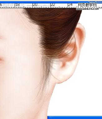 photoshop鼠繪教程:氣質美女_webjx.com