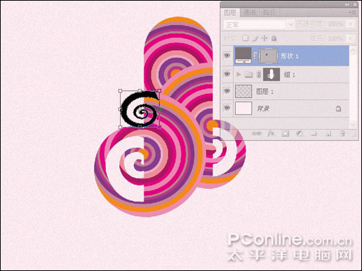 photoshop cs4繪制時尚女性主題視覺