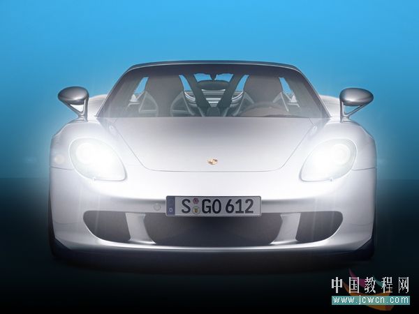 photoshop實例教程:制作汽車氙氣燈光效果圖-網頁設計
