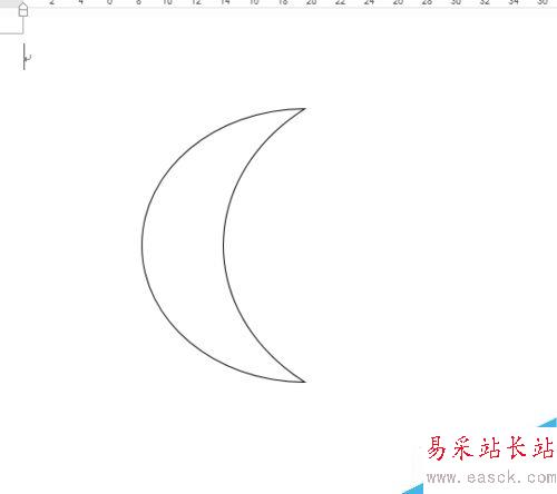 word 怎么畫月亮？