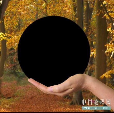 photoshop創意:人物素材合成到水晶地球