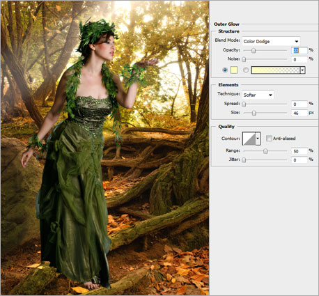 photoshop照片合成:制作奇幻森林場景_網頁設計