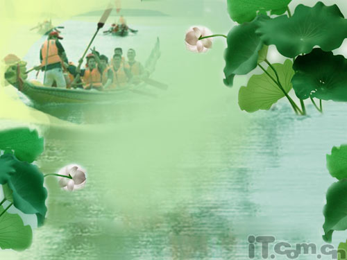 用photoshop制作端午節賀卡