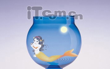 photoshop合成圖片特效:玻璃瓶里的美人魚_網頁設計webjx.com網絡轉載