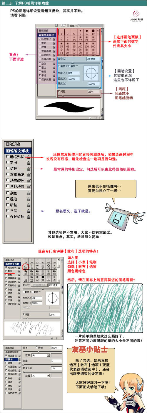 photoshop教程:手繪cg漫畫