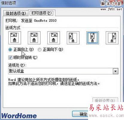 打印選項選項卡