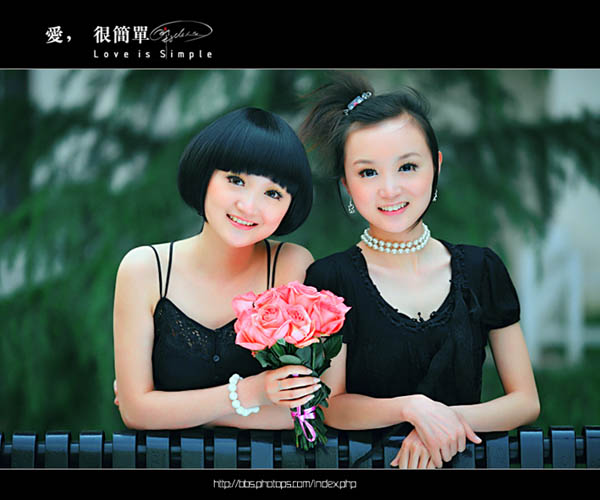 photoshop女孩照片調色:粉嫩肌膚