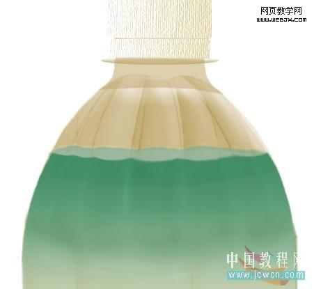 photoshop鼠繪教程：繪制康師傅茉莉清茶圖解_中國教程網