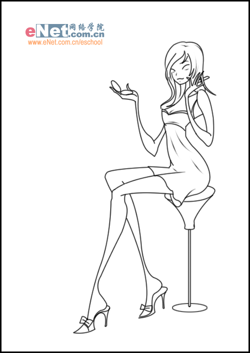 無限靚麗 photoshop打造氣質美女_網頁設計webjx.com轉載