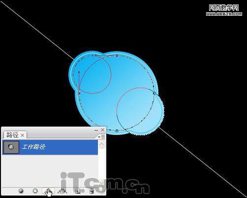 photoshop制作一個skype的logo