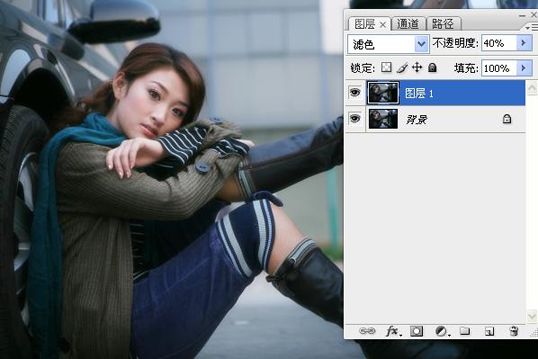 photoshop調色教程:夢幻淡黃色藝術照_webjx